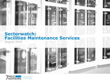 Facilities Maintenance Services - 7 Mile Advisors