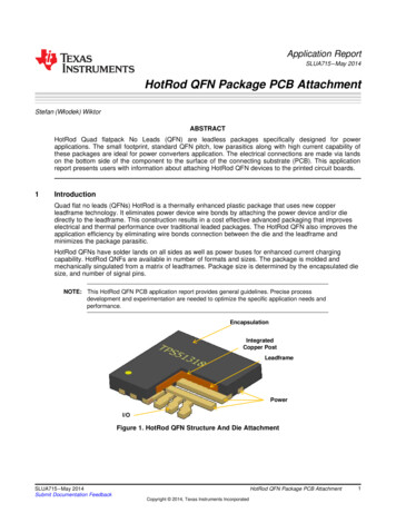 HotRod QFN Package PCB Attachment - Texas Instruments