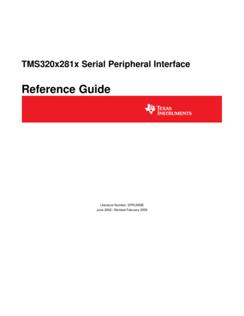 TMS320x281x Serial Peripheral Interface Reference Guide (Rev. E