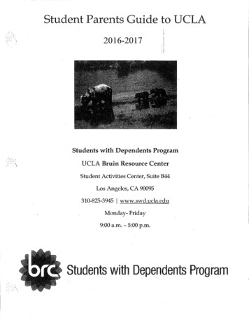 Students With Dependents Program UCLA