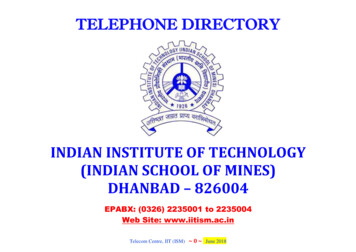 Indian Institute Of Technology (Indian School Of Mines) Dhanbad 826004
