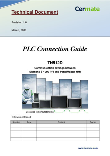 PLC Connection Guide - Cermate