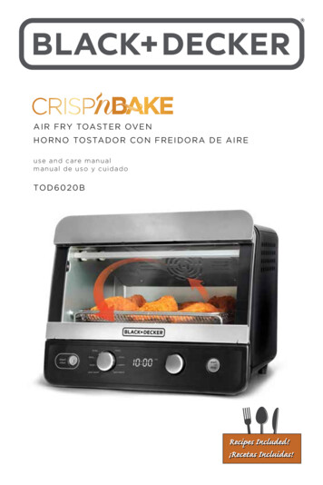 Air Fry Toaster Oven Horno Tostador Con Freidora De Aire Tod6020b
