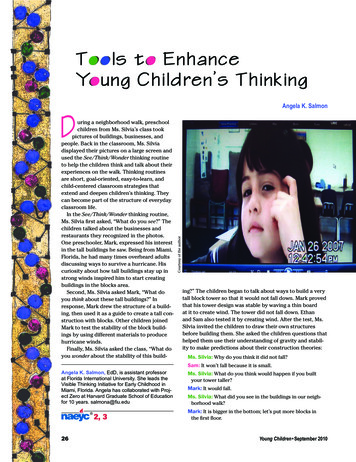Tools To Enhance Young Children's Thinking - University Of North .