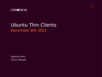 Ubuntu Thin Clients