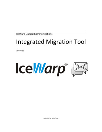 IceWarp Unified Communications Integrated Migration Tool