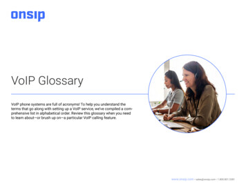 VoIP Glossary - Info.onsip 