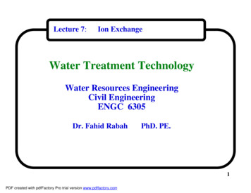 Water Treatment Technology