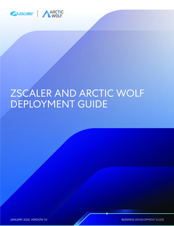 Zscaler And Arctic Wolf Deployment Guide