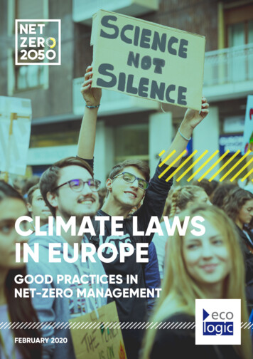 CLIMATE LAWS IN EUROPE - European Climate Foundation