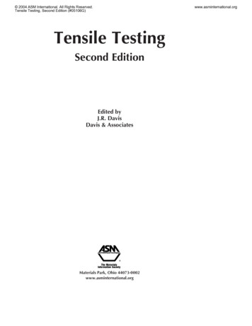 Tensile Testing, Second Edition (#05106G) Tensile Testing