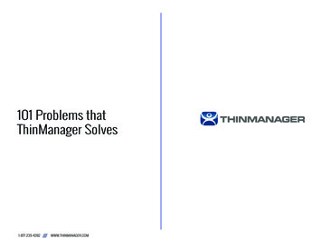 101 Problems That ThinManager Solves - Logic Control