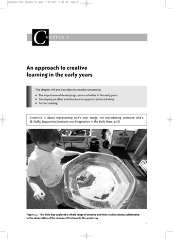 An Approach To Creative Learning In The Early Years - SAGE Publications Inc