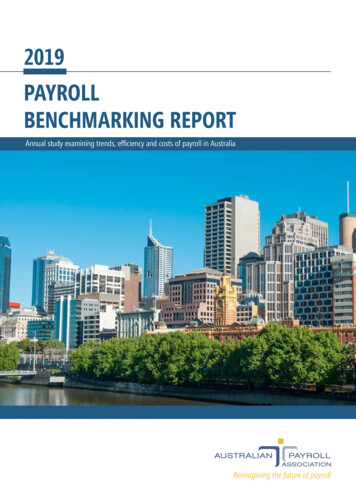 2019 Payroll Benchmarking Report
