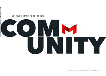 A SALUTE TO OUR - Maryville University
