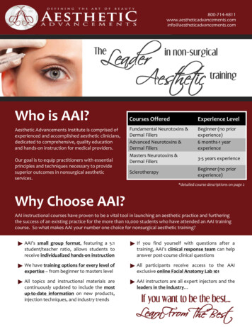 Who Is AAI? - Aesthetic Advancements Institute (AAI)