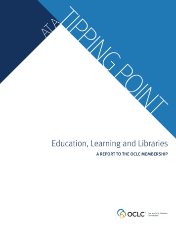 At A Tipping Point - OCLC