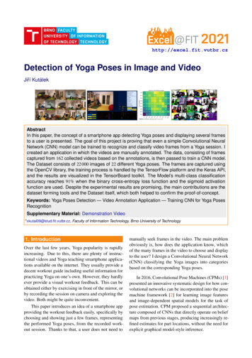 Detection Of Yoga Poses In Image And Video