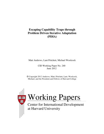 Working Papers - Harvard Kennedy School