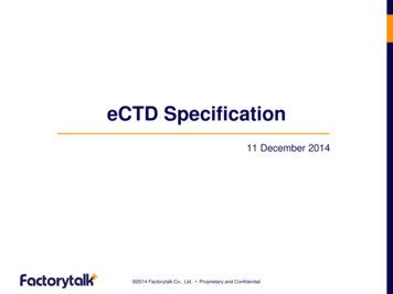 ECTD Specification - Ministry Of Public Health