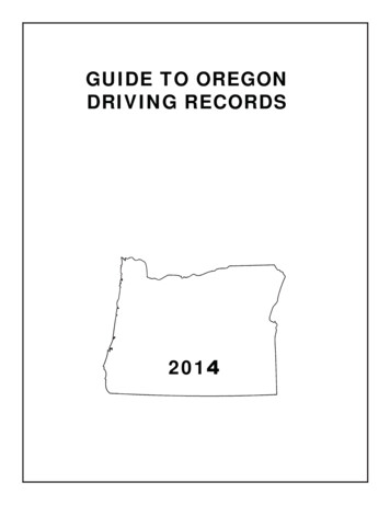 Guide To Oregon Driving Records