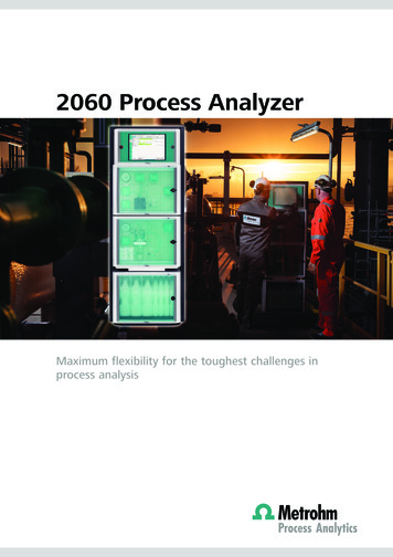 2060 Process Analyzer - Metrohm