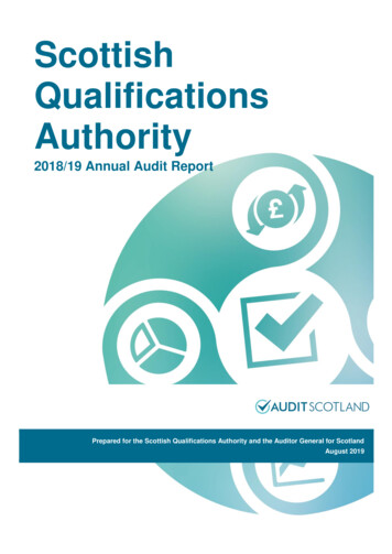 Scottish Qualifications Authority - Audit-scotland.gov.uk
