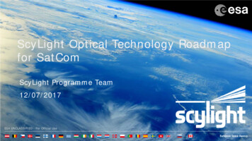 ScyLight Optical Technology Roadmap For SatCom