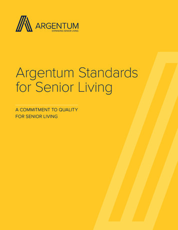 Argentum Standards For Senior Living