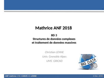 Journées ANF 2018 Mathrice - Service De Gestion De Conférences De .