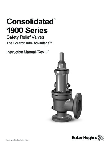 Consolidated 1900 Series - Baker Hughes