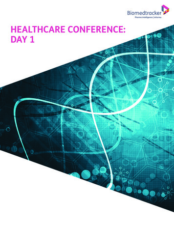 Pharma Intelligence HEALTHCARE CONFERENCE: DAY 1 - Informa