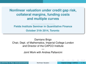 Nonlinear Valuation Under Credit Gap Risk, Collateral Margins, Funding .