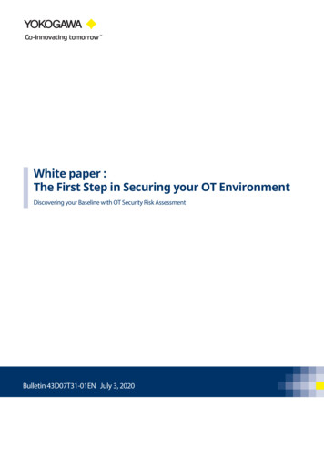 White Paper : The First Step In Securing Your OT Environment - Yokogawa