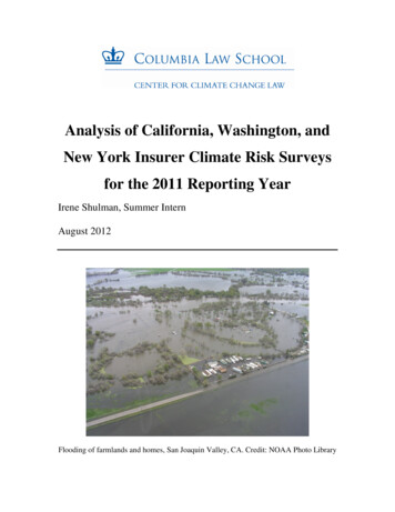Climate Risk Surveys Final - Columbia Law School