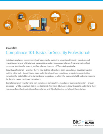 EGuide: Compliance 101: Basics For Security Professionals