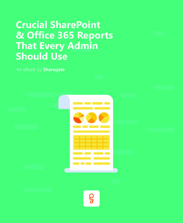 Crucial SharePoint & Office 365 Reports That Every Admin . - ShareGate