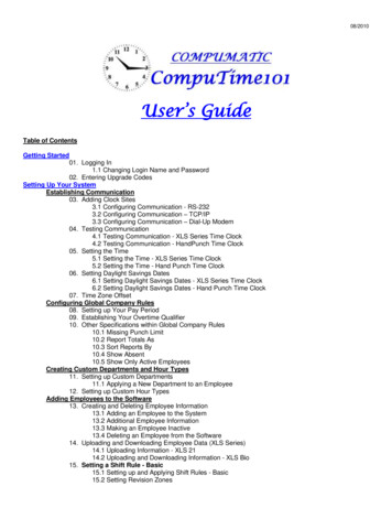 User's Guide - CompuTime101