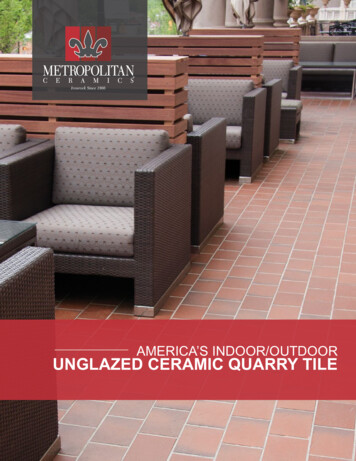 America'S Indoor/Outdoor Unglazed Ceramic Quarry Tile