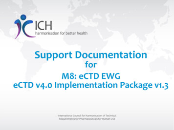 Support Documentation - ICH