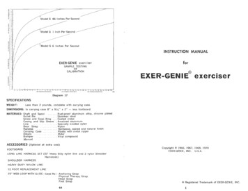 EXER-GENIE Exerciser