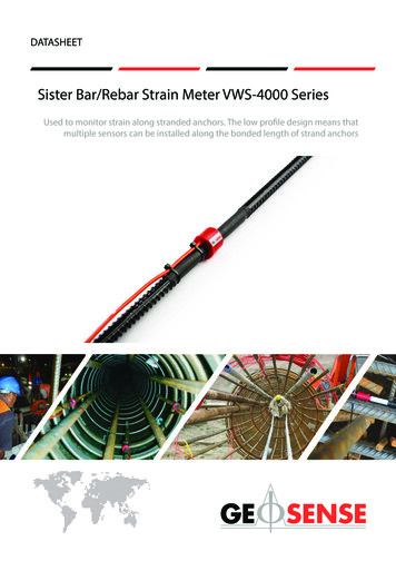 Sister Bar/Rebar Strain Meter VWS-4000 Series - Microsoft