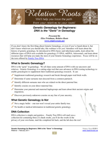 Genetic Genealogy For Beginners: DNA Is The 