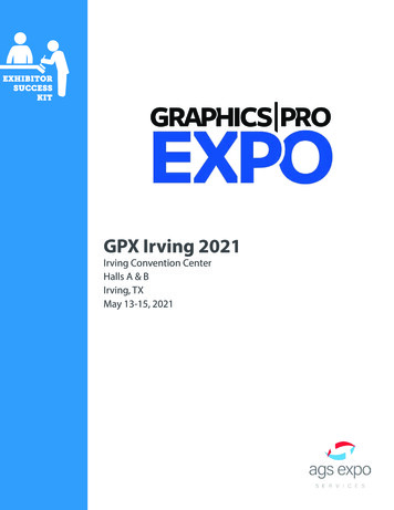 GPX Irving 2021 - GRAPHICS PRO EXPO