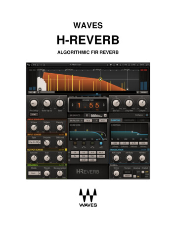 Waves H-Reverb User Guide