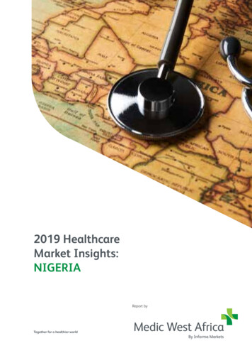 2019 Healthcare Market Insights: NIGERIA - Medic West Africa