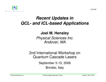 Recent Updates In QCL- And ICL-based Applications