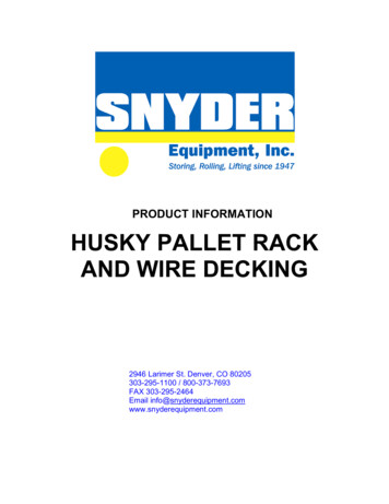 Husky Wire Rack Decking - Snyder Equipment