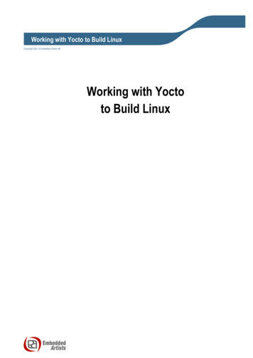 Working With Yocto To Build Linux - Embedded Artists