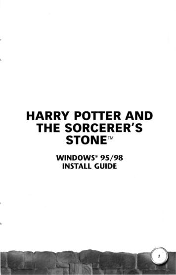 HARRY POTTER AND THE SORCERER'S STONE - Internet Archive